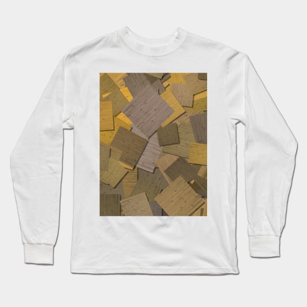 Pattern composed of colored squares Long Sleeve T-Shirt by Hujer